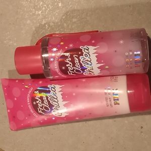 Victoria's Secret pink fresh & clean set